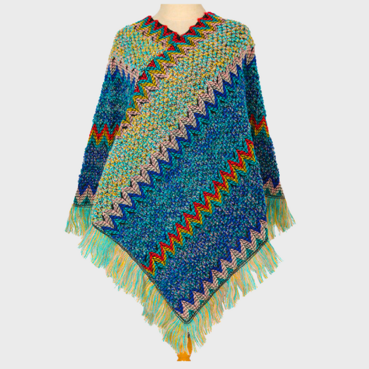 Louisa - Women's Boho-Inspired Poncho