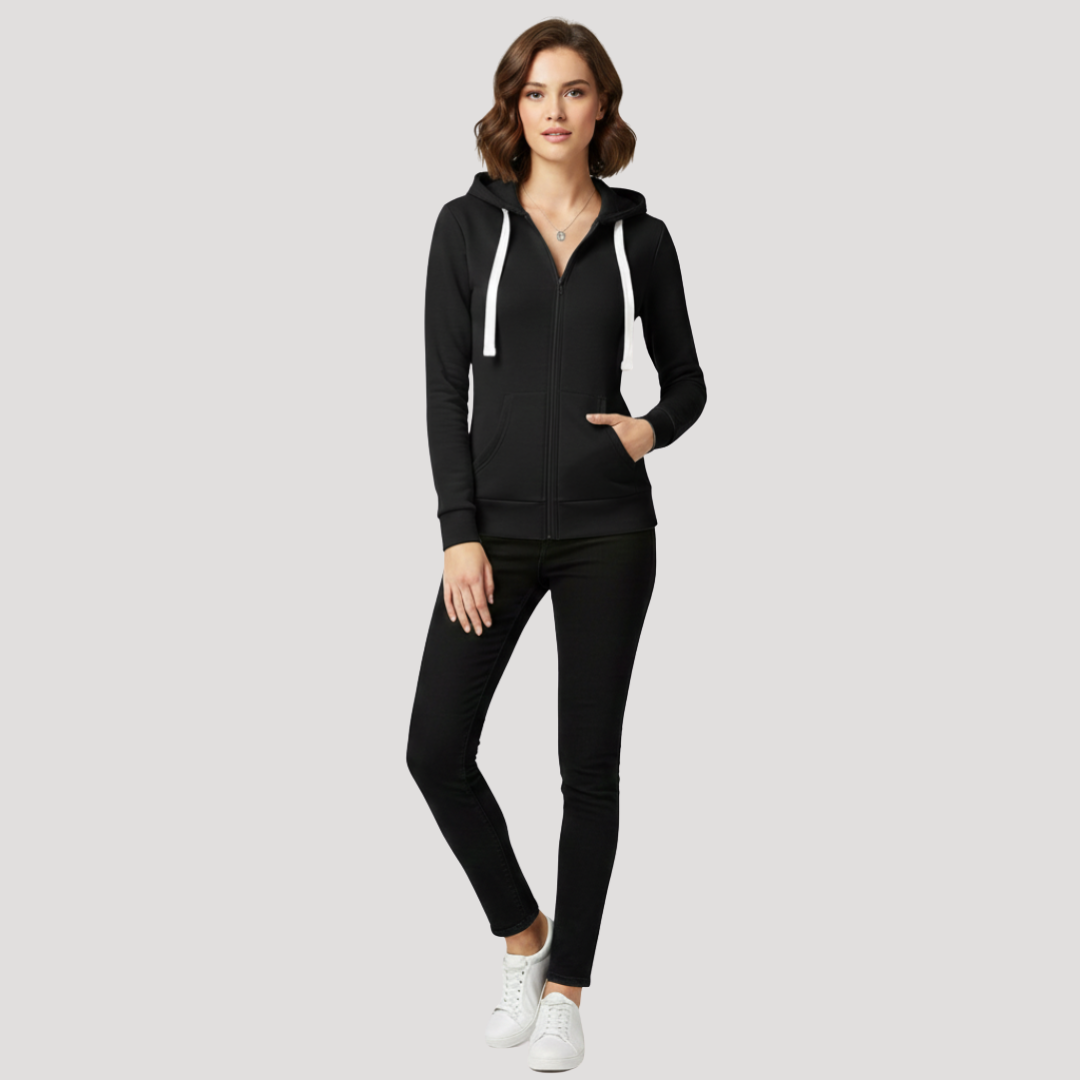 Women's Zip-Up Sports Hoodie