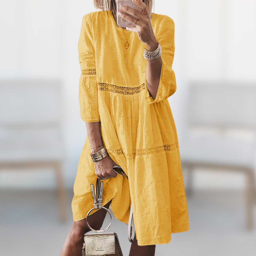 Vera Elegant Summer Dress - Elena Harper