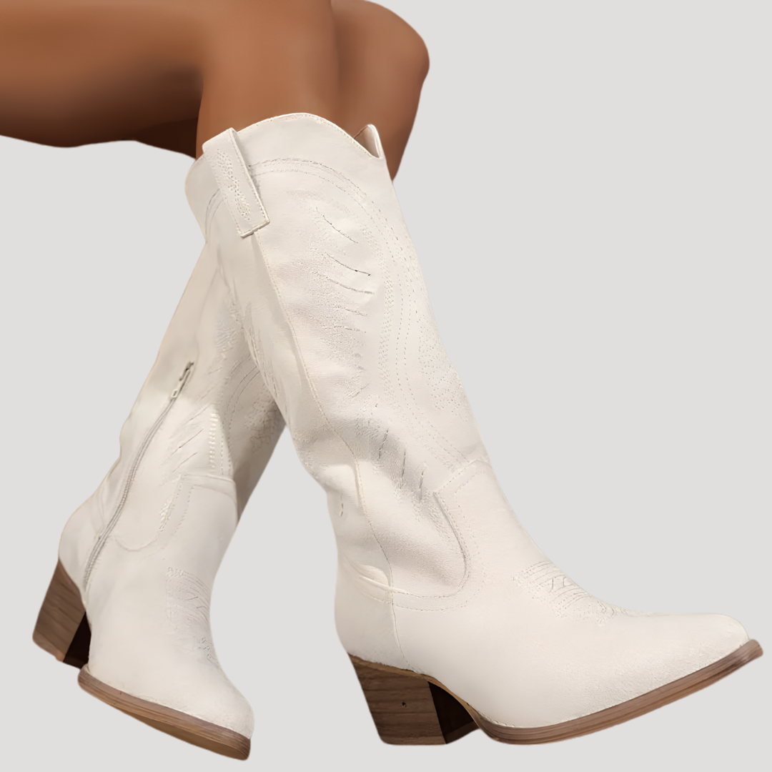 Embroidered Western Cowboy Boots for Women