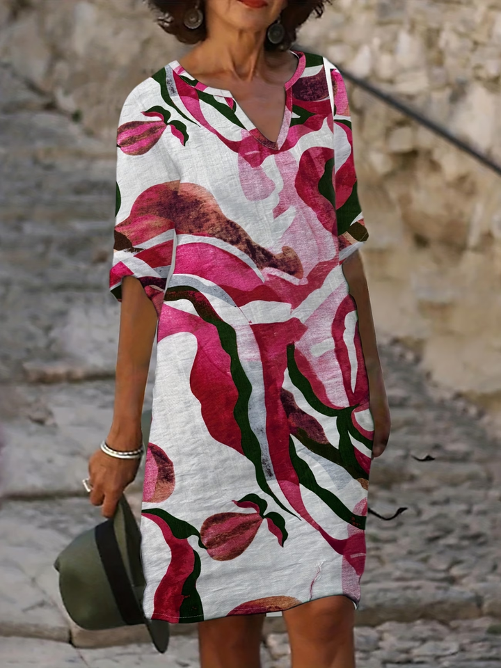 SUMMER DRESS WITH PRINT FOR WOMEN