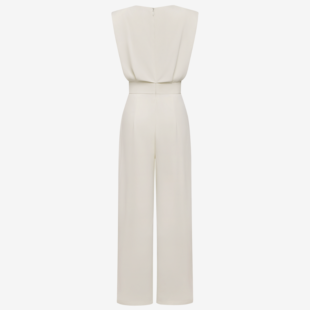 Sofia Jumpsuit with Defined Waist - Elena Harper