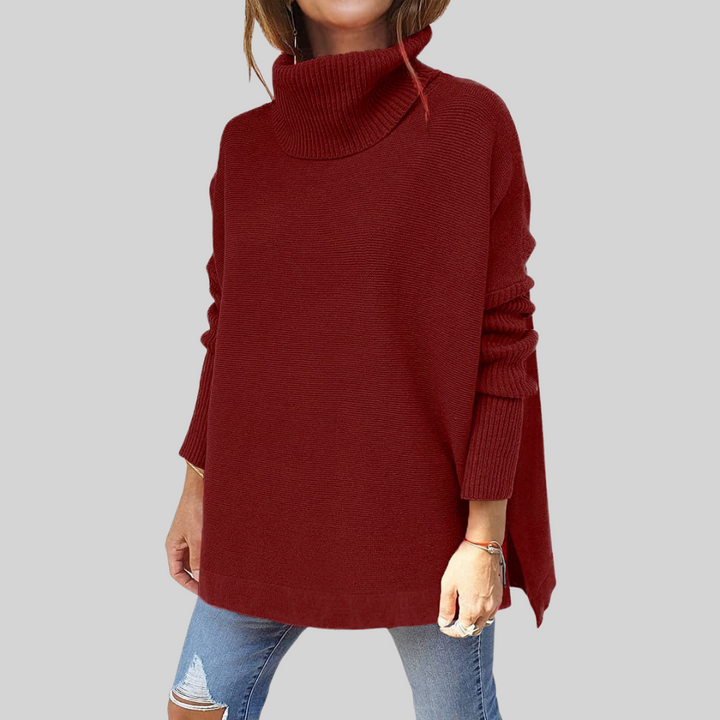 Annelise Oversized Roll-Neck Sweater - Elena Harper