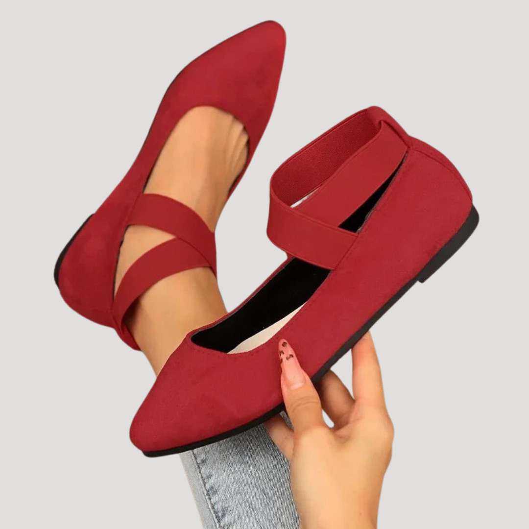 Cross-Strap Ballerinas for Women