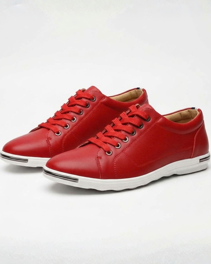 Waterproof Leather Casual Sneakers For Men