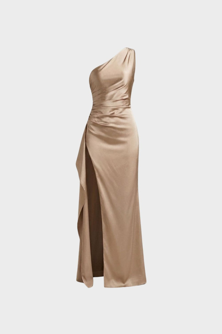 Women's One-Shoulder Dress | Slit