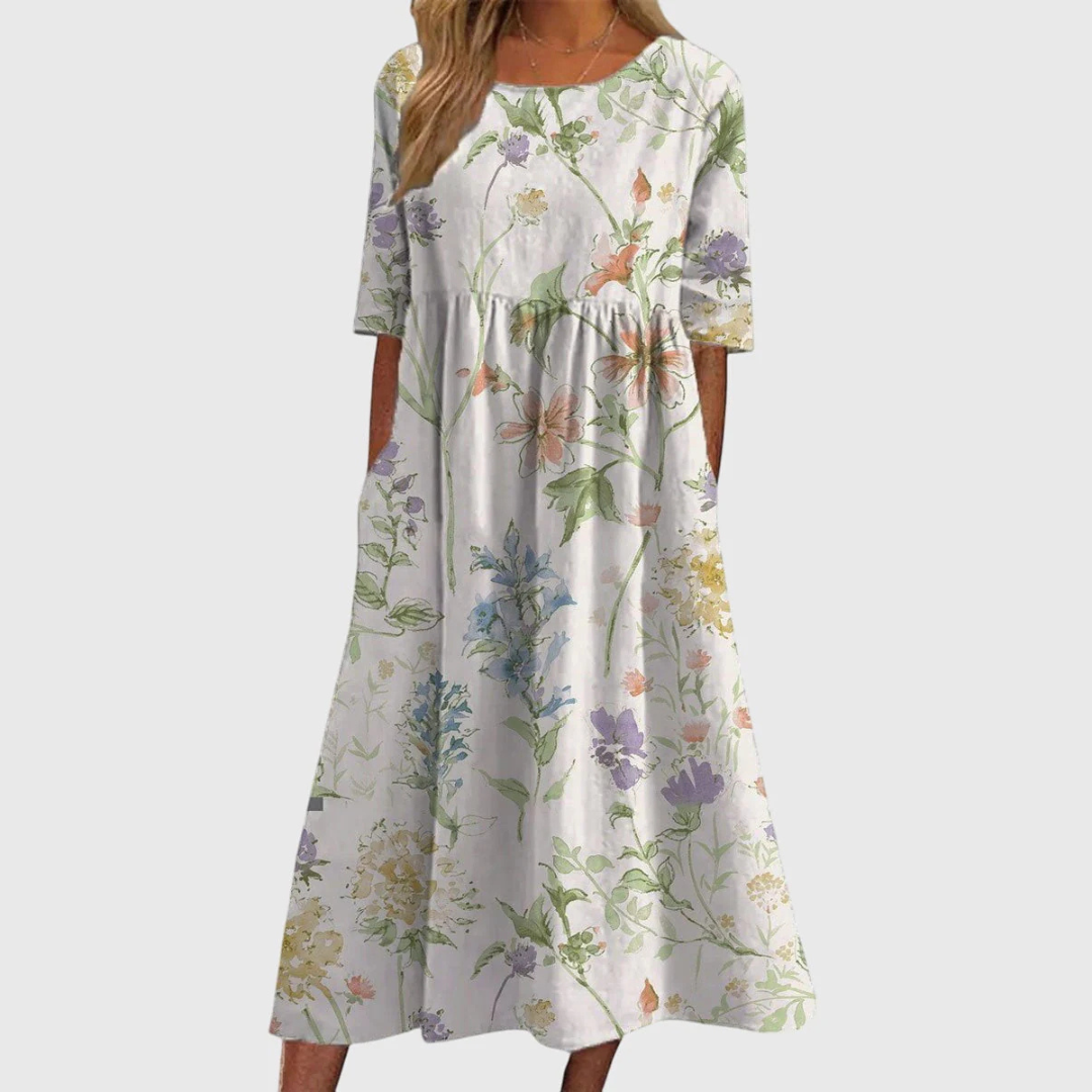 Megan Flattering Dress - Elena Harper