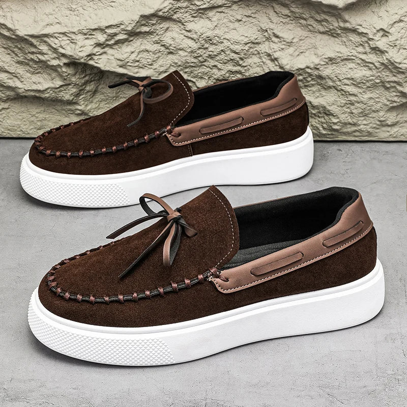 Elegant Suede Shoes for Men - Elena Harper