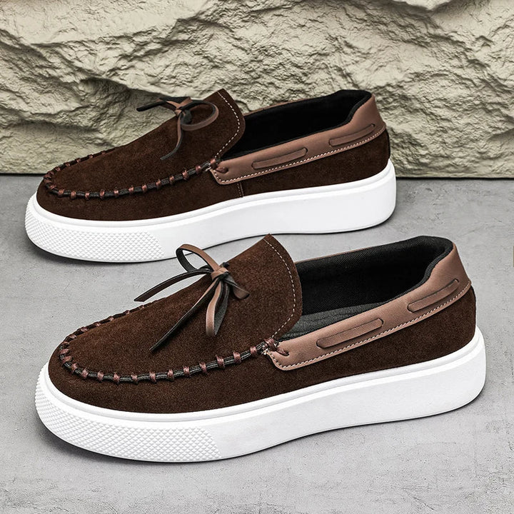 Elegant Suede Shoes for Men - Elena Harper