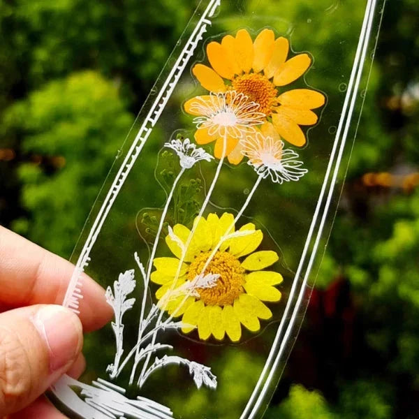 BlossomTabs Transparent DIY Bookmark Stickers for Book Lovers (20+20 Free) - Elena Harper