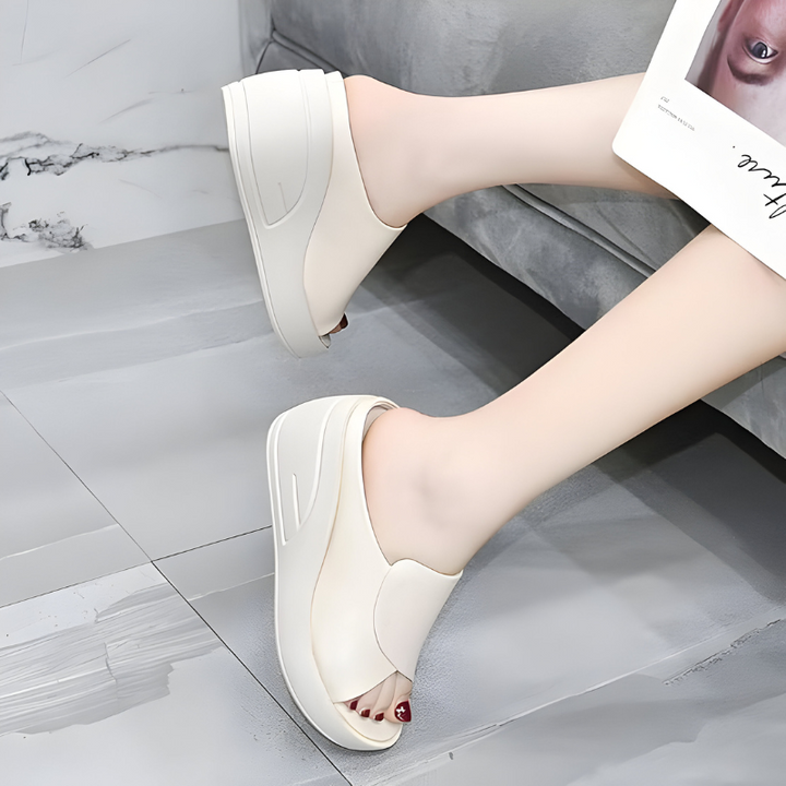 Cassandra Gentle Support Platform Sandals - Elena Harper
