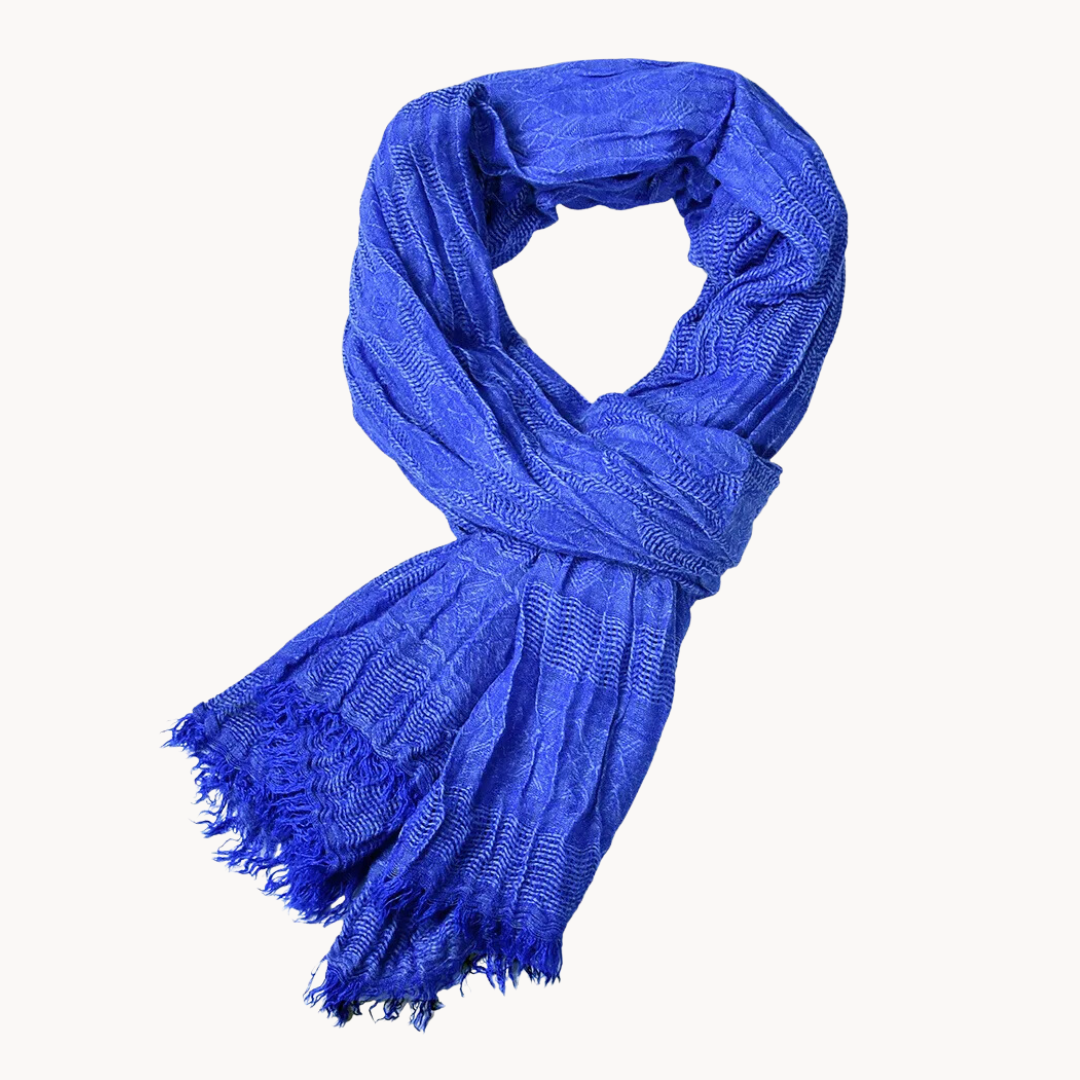 Men's Soft Cotton Linen Blend Scarf