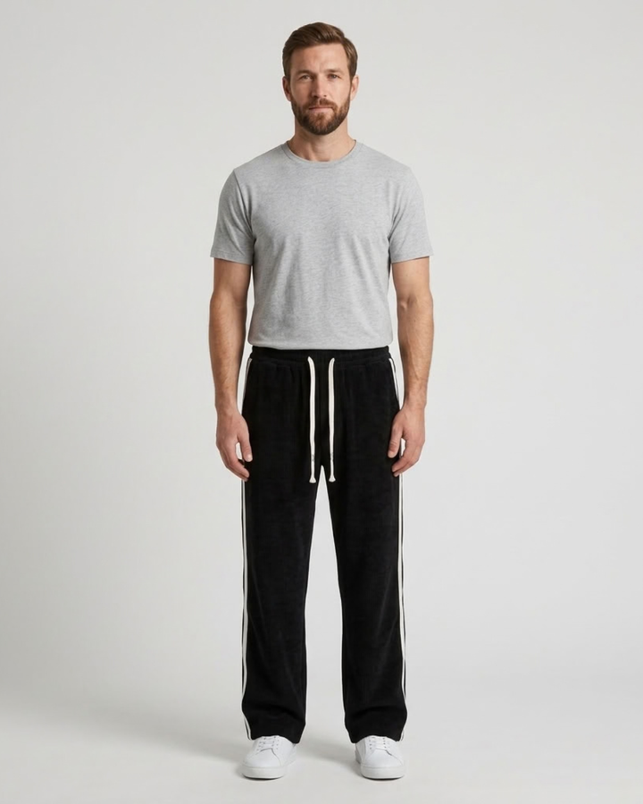 Striped Relaxed Sweatpants For Men