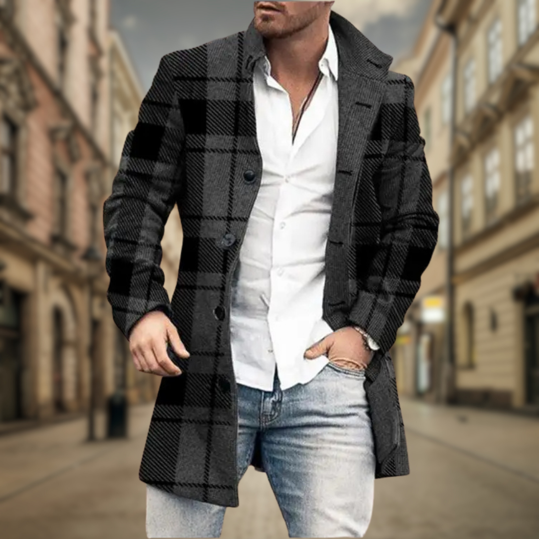 Brent Classic Men’s Coat - Elena Harper
