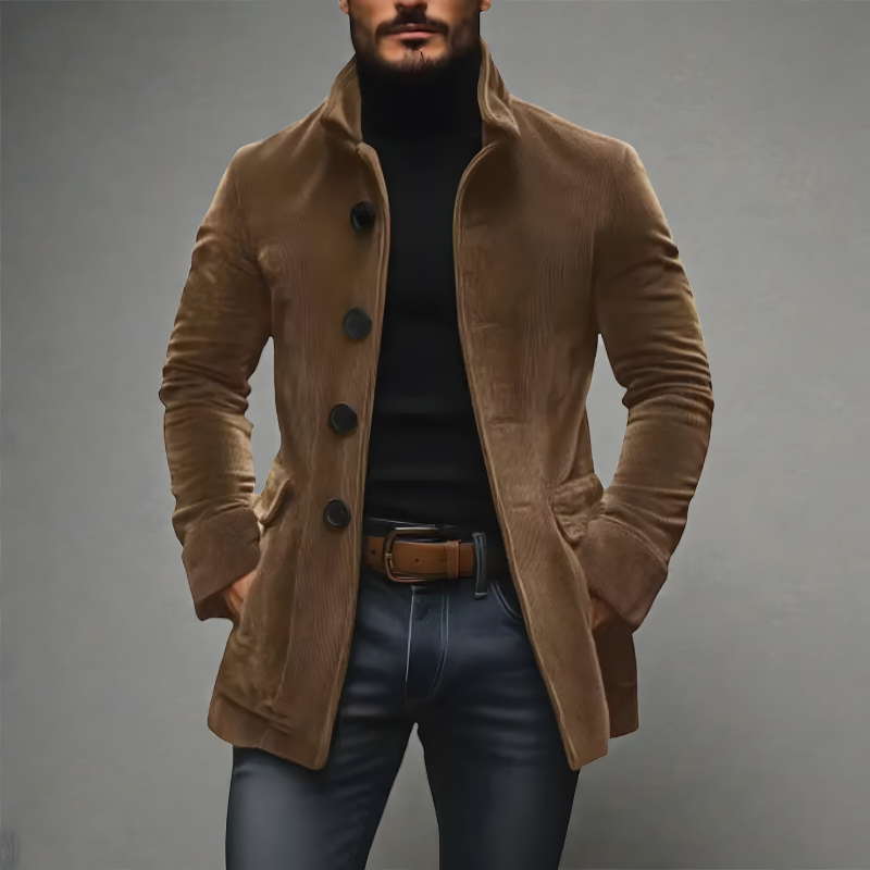 Thierry - Elegant Short Wool Coat