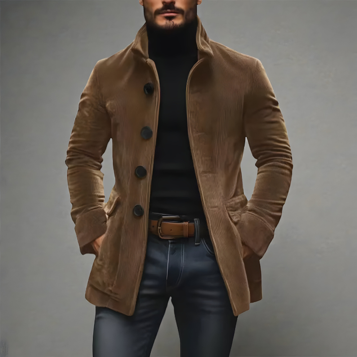 Thierry - Elegant Short Wool Coat