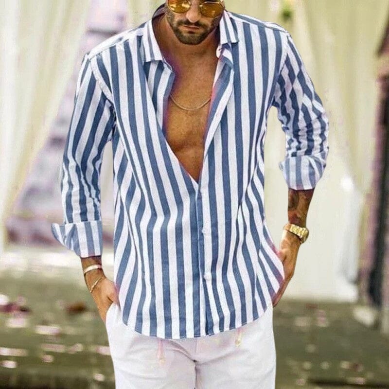 Alain | Striped Shirt for Men