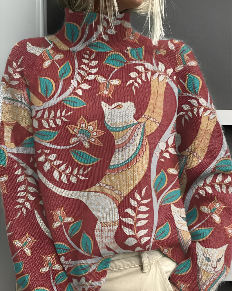 Edda™ | Casual Graphic Knitted Sweater