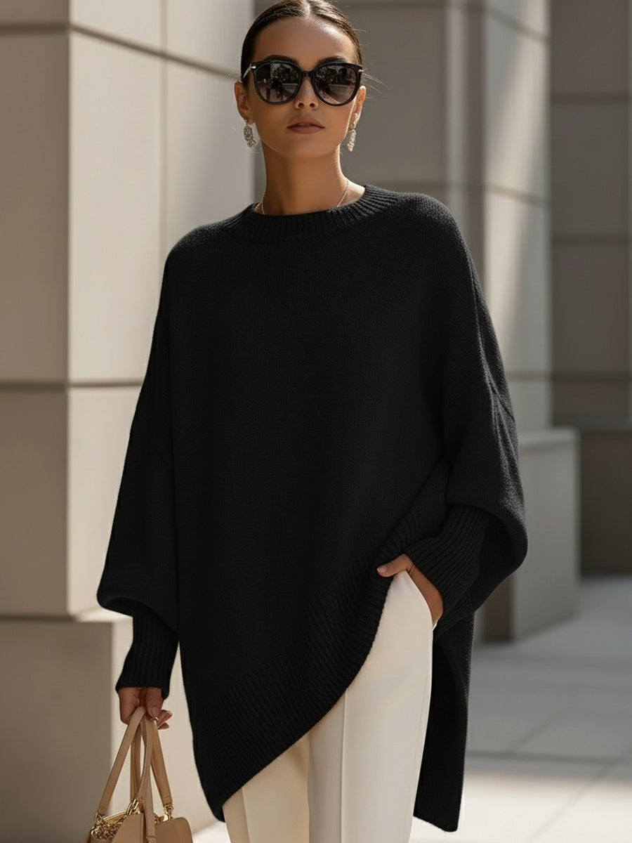 Yasmine – Elegant oversized poncho for women