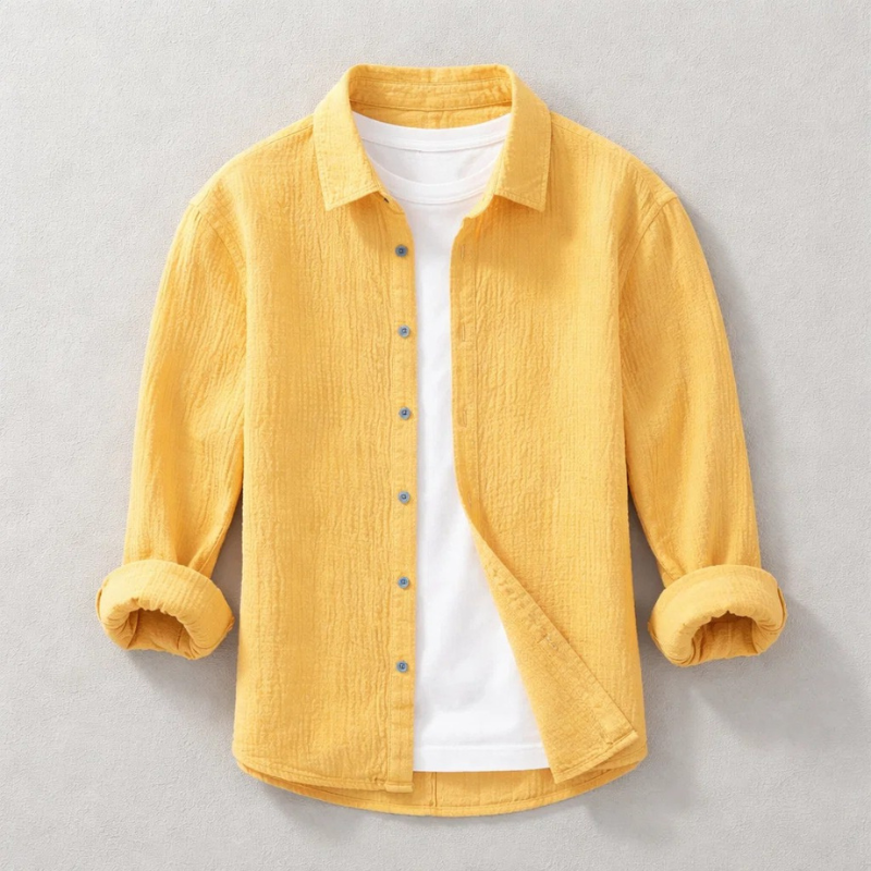 ELENA HARPER™  |  DOUBLE GAUZE SHIRT FOR MEN