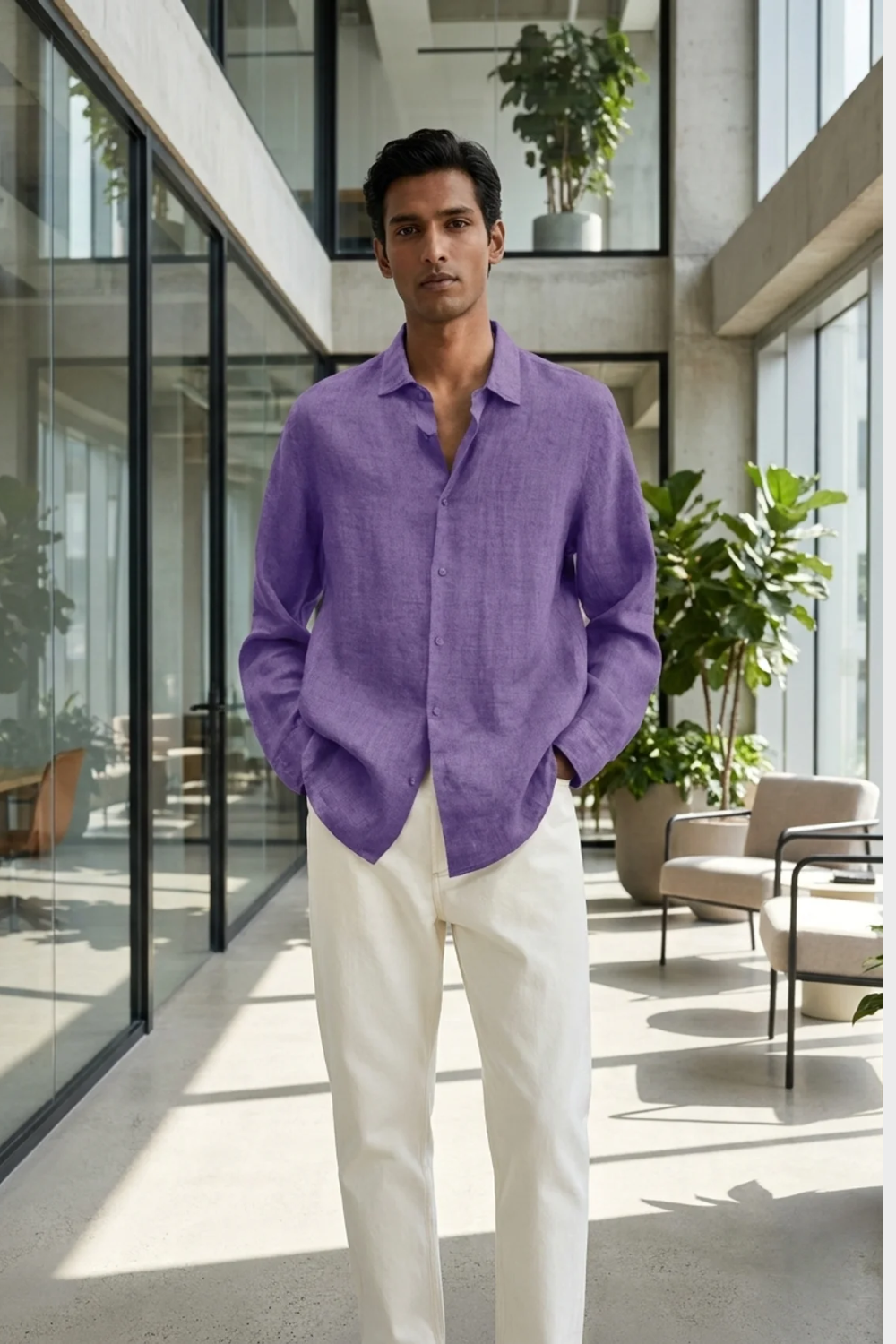 Men's Linen Shirt | Breathable