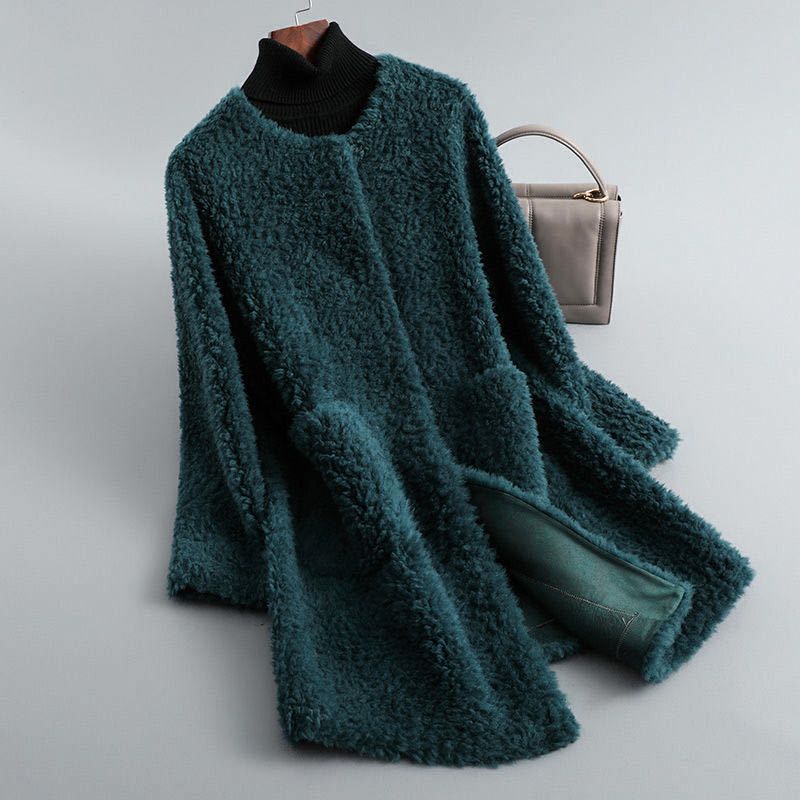 Tahliaa Teddy Fleece Coat with Pockets - Elena Harper