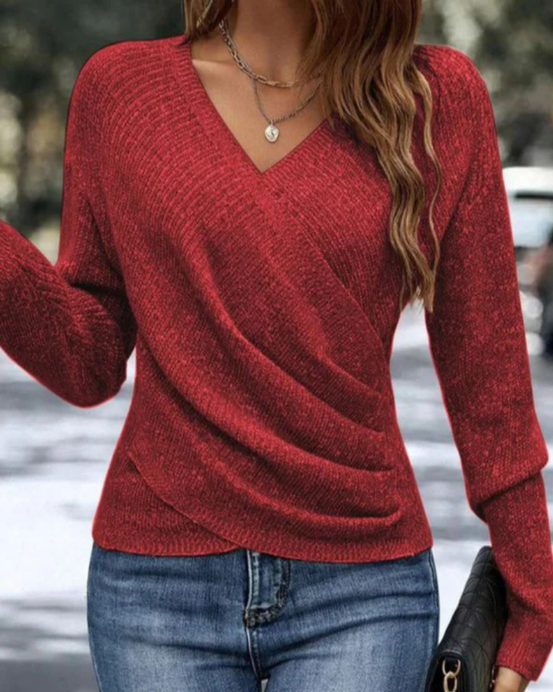 Aliné™ | Soft Shiny Knitted Top
