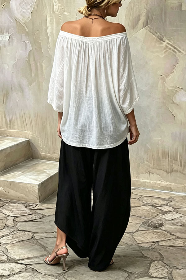 Elena Boho Chic Two-Piece Set