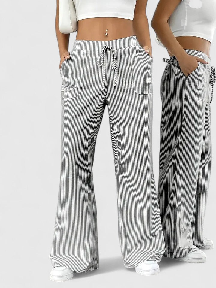 Sierra Stripe Flow Lounge Pants - Elena Harper
