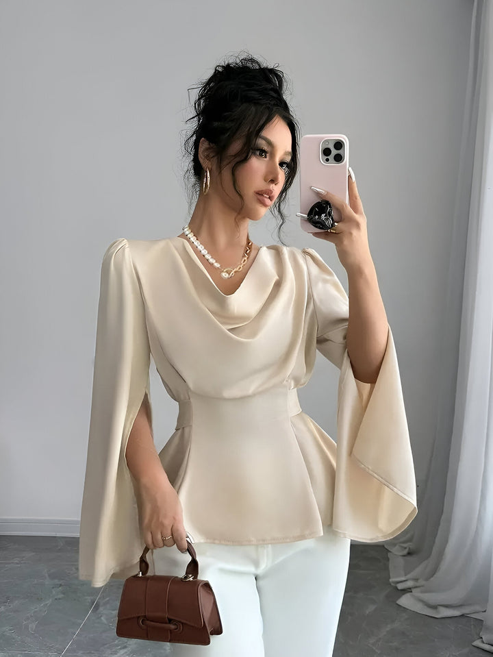 Billie - Elegant Blouse with Split Sleeves