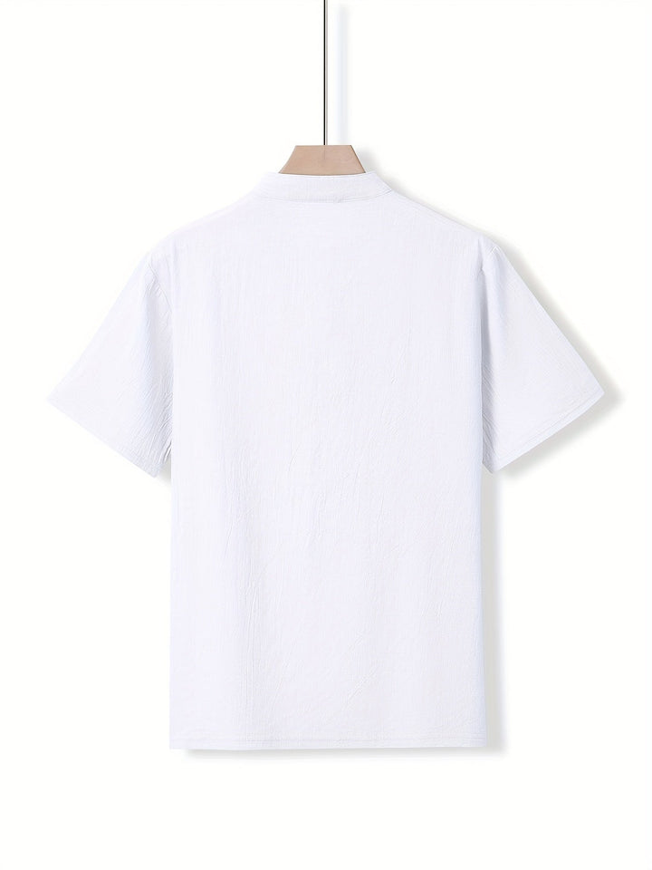 ELENA HARPER™  |  QIPAO COLLAR SHIRT FOR MEN