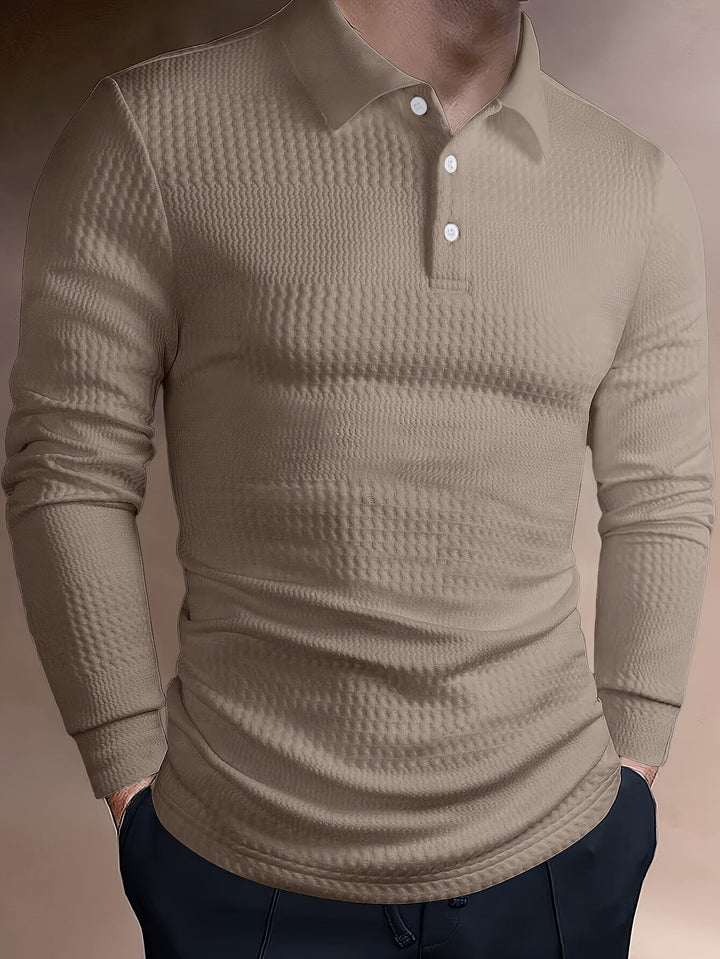 Matteo | Modern and Stylish Long Sleeve Polo Shirt