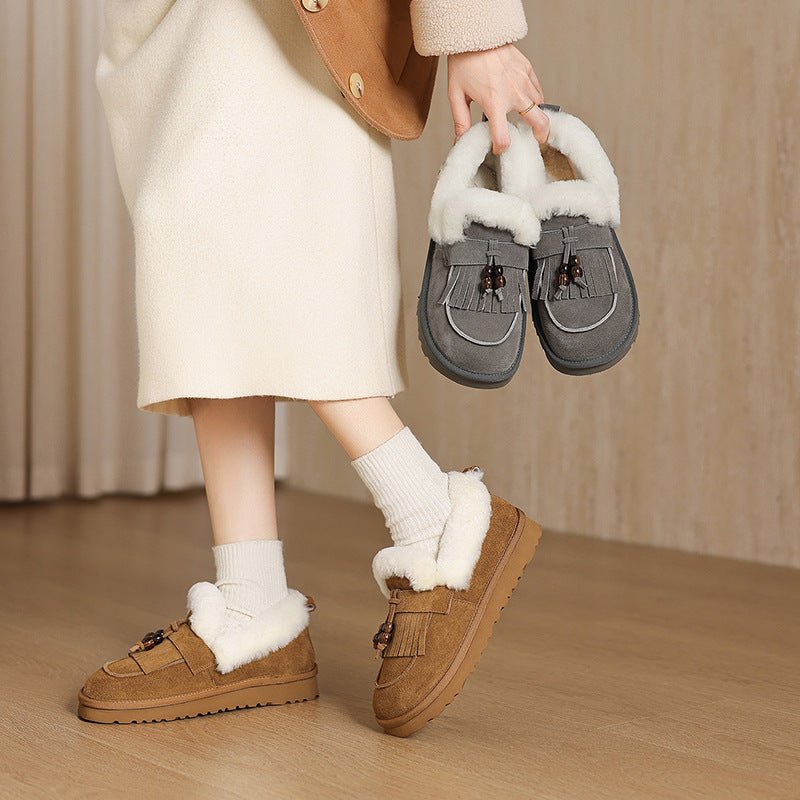 Eleanor | Luxurious and Cozy Women's Suede Loafers