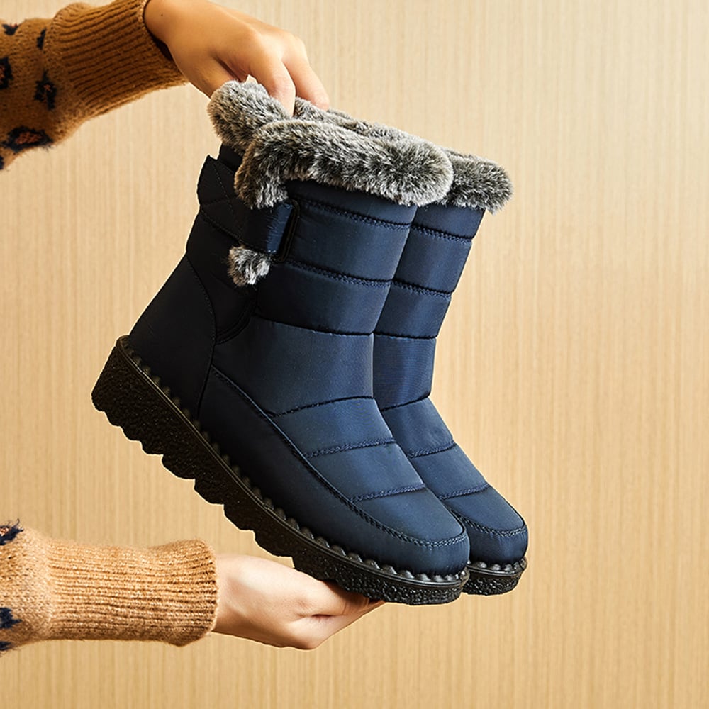 Winter Padded Boots for Women with Fleece Lining - Liora