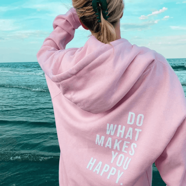 Women's Printed Hooded Sweater