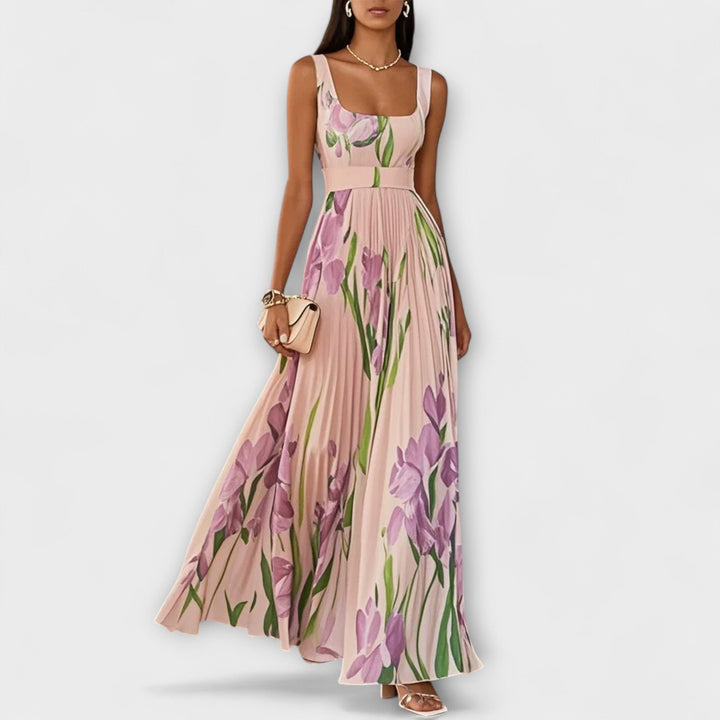 Sofia Blooming Elegance Maxi Dress - Elena Harper