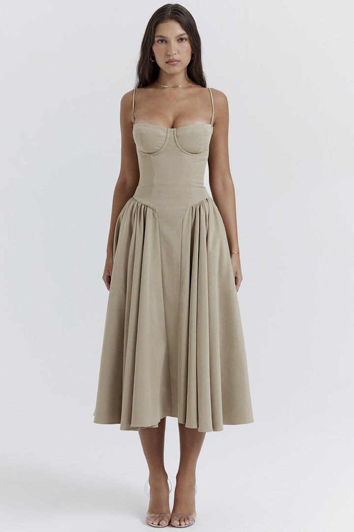 Kiki | Retro Midi Dress