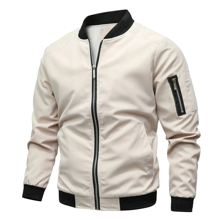Niklas | Men's Classic Bomber Jacket Transitional Jacket with Ribbed Cuffs