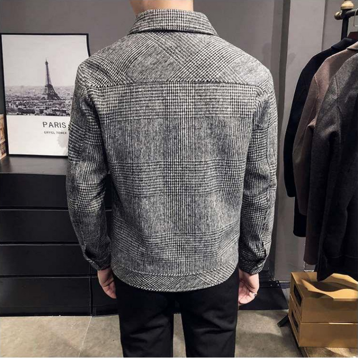 Men's Versatile Plaid Shirt Jacket - Stylish & Comfortable Outerwear