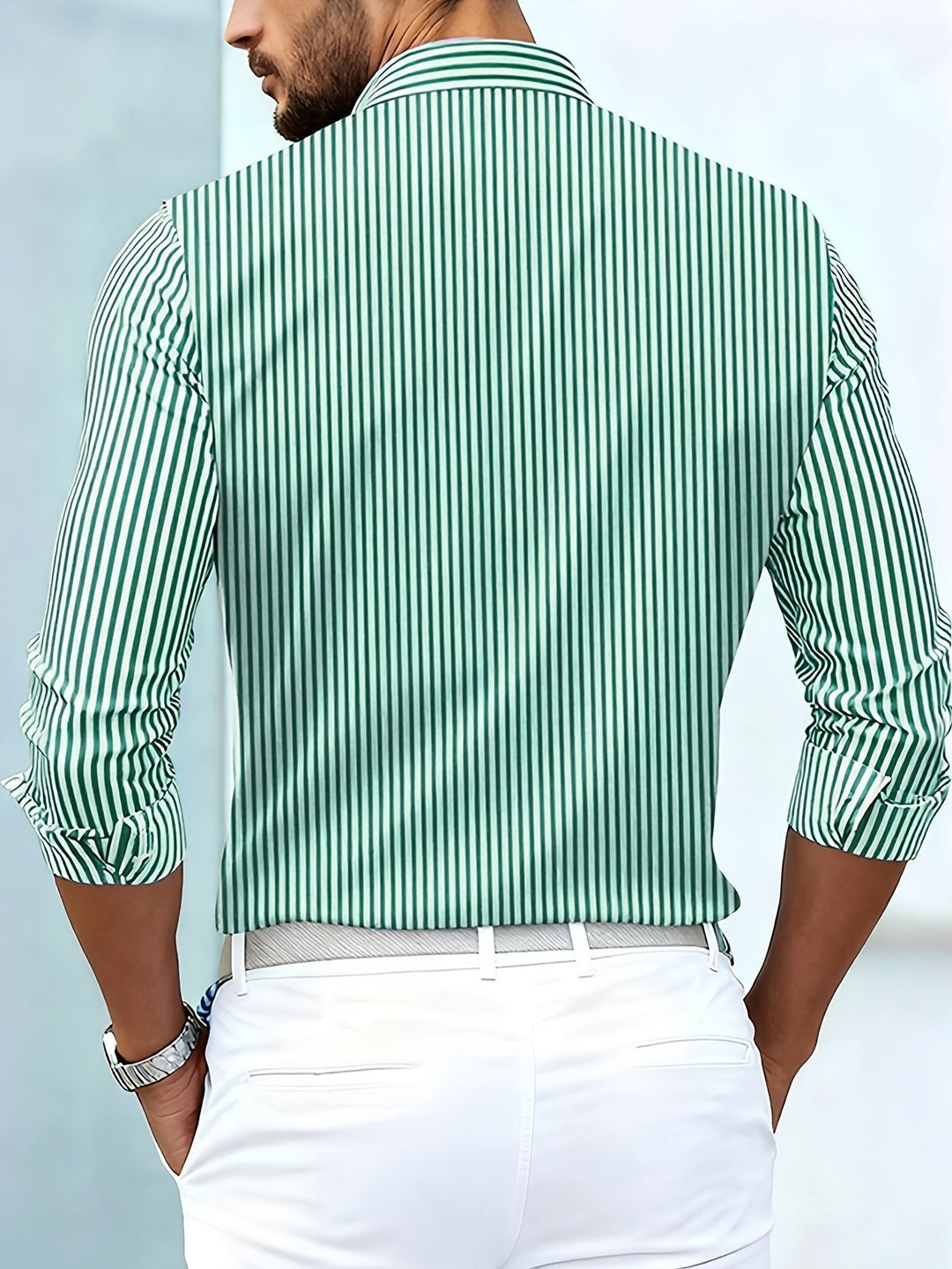 ELENA HARPER™  |  VINTAGE STRIPED SHIRT FOR MEN