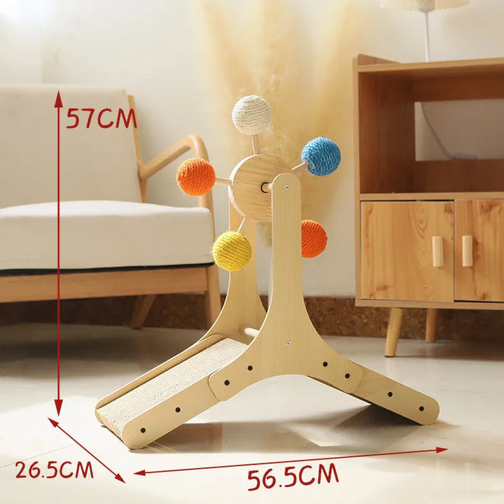 Interactive Cat Toy Ferris Wheel | Engaging Play & Scratch