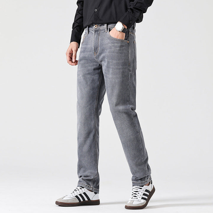 Straight Grey Finish Jeans - Torleif