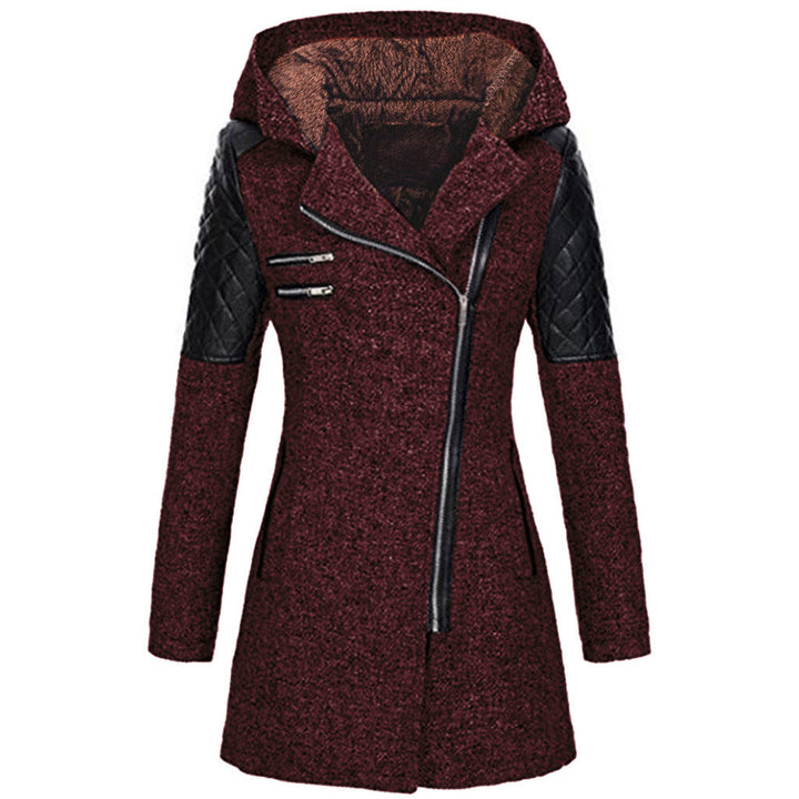 Marguerite - Elegant Asymmetrical Zipped Coat