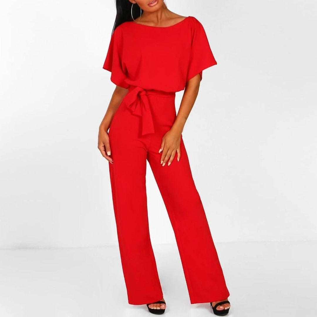 Victoria | Casual and Modern Women's Jumpsuit with Tie Belt