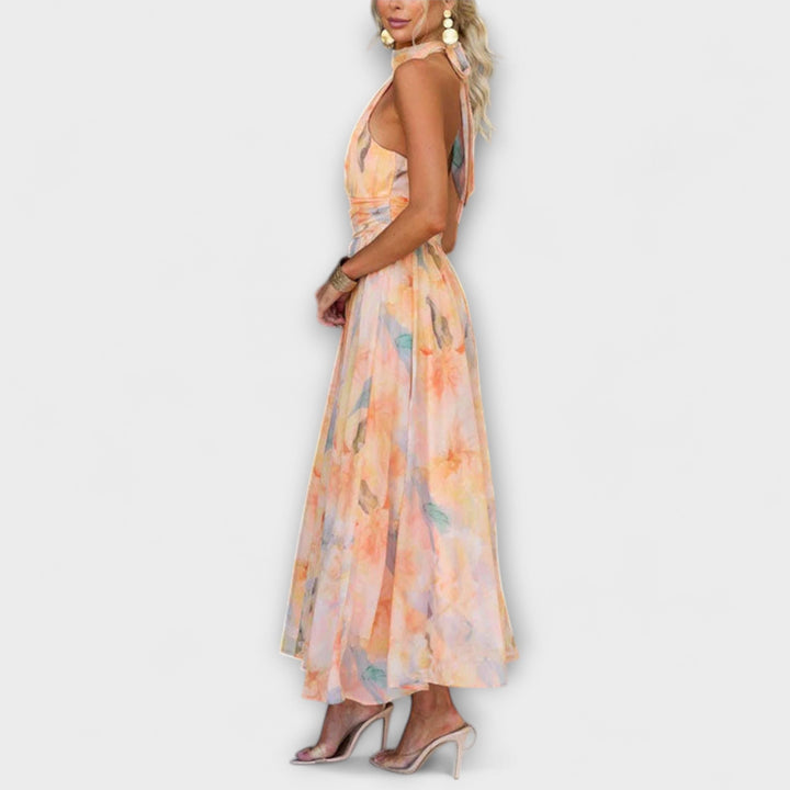 Alana Maxi Halter Dress Dream - Elena Harper