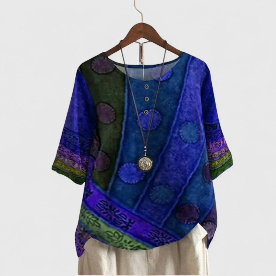 Auralie Elegant Boho Top - Elena Harper