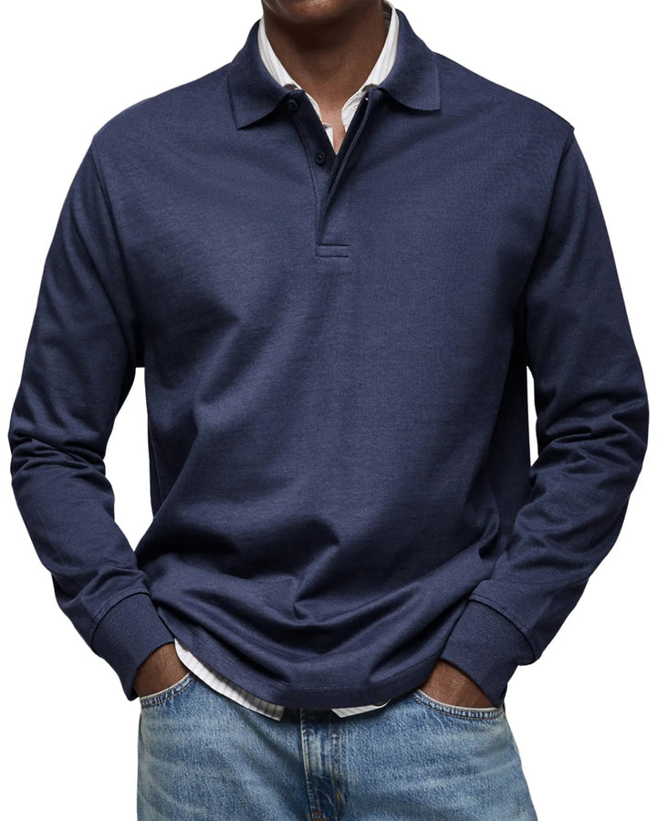 Harrington Oxford | Luxury Long Sleeve Polo