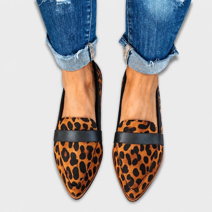Nadia Suede Loafers, view 4 - Elena Harper