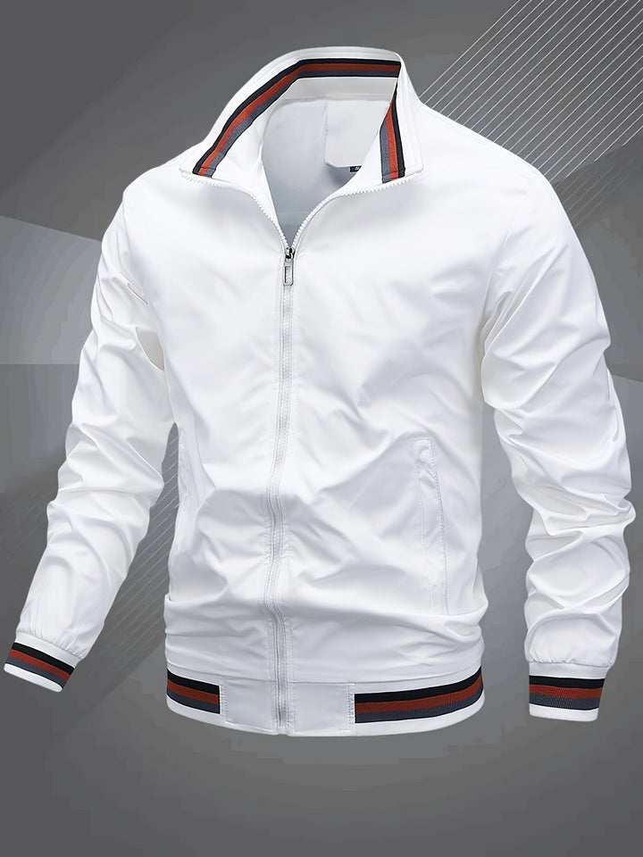 Classic Bomber Jacket for Men - Elena Harper