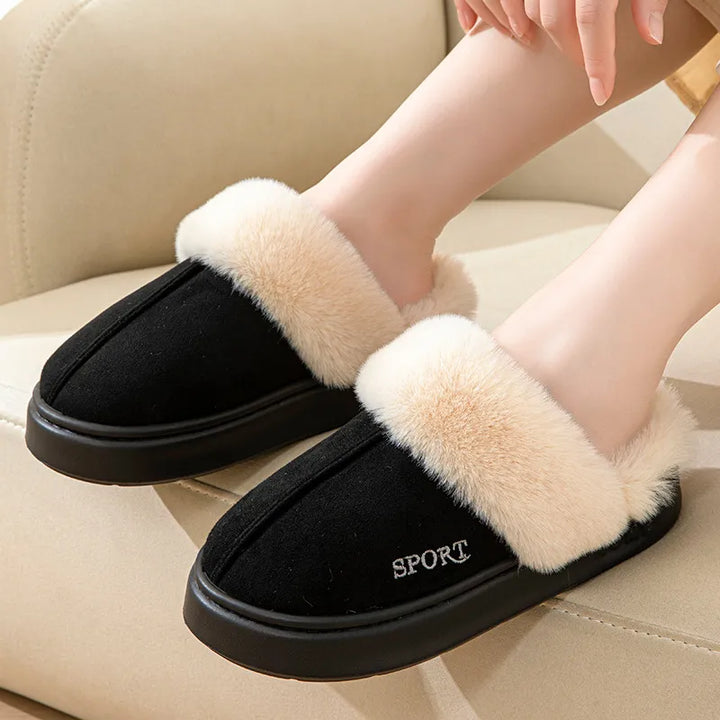 Eva Confort - Women's Slippers with Suede Interior